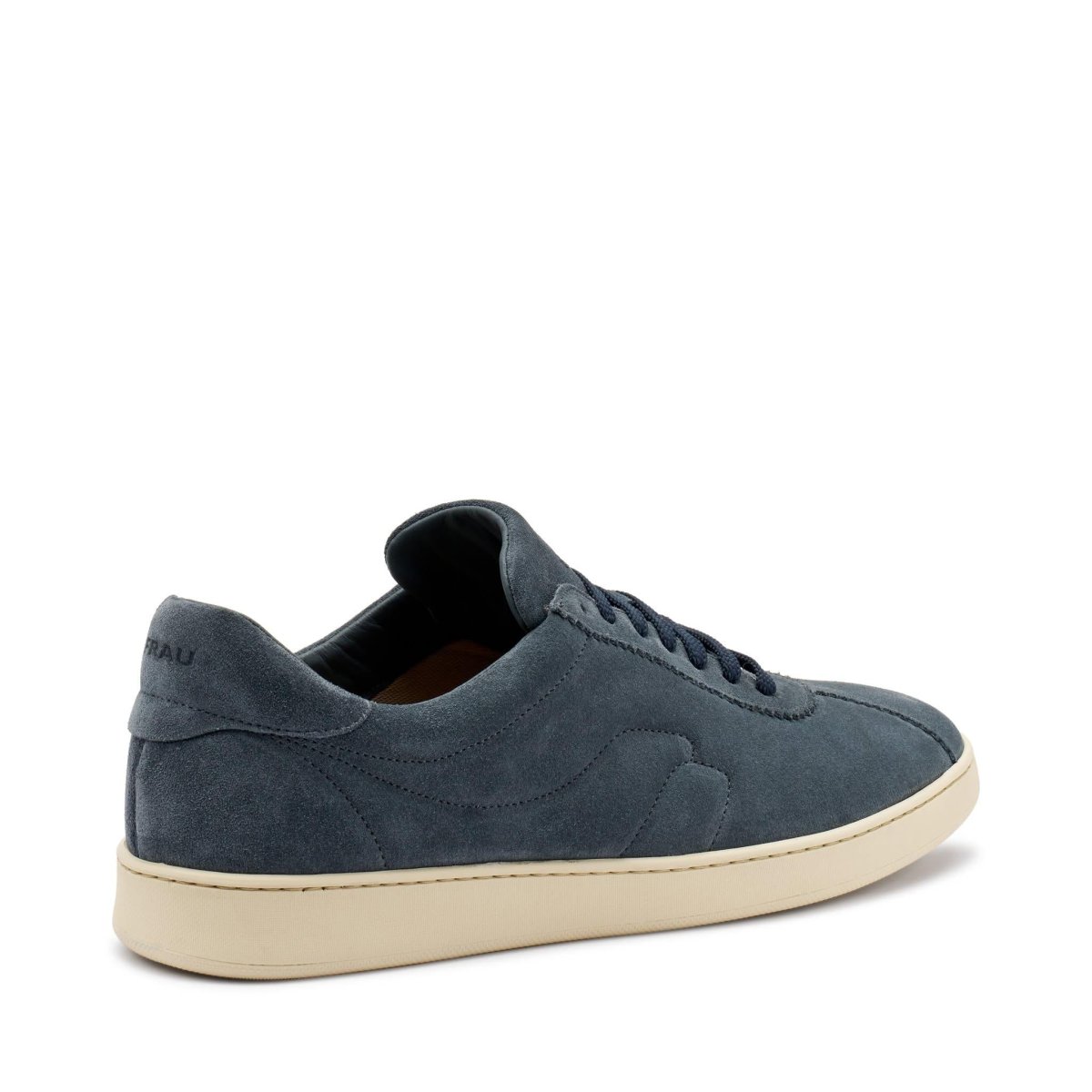 Frau Sneakers Uomo Bassa in Camoscio Blu - immagine 5