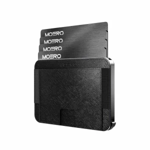 Moero M2 Pro Saffiano Black Portafoglio Slim