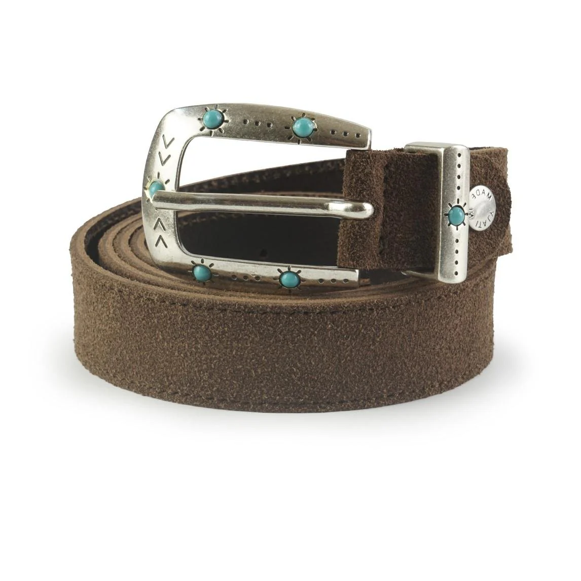 Spatarella Cintura Donna in Camoscio Moro