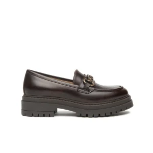 Nero Giadini Mocassini Donna in Pelle Testa di Moro