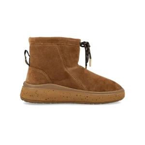 Stivaletti Imbottiti Camoscio Cuoio