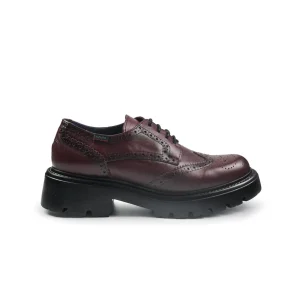 Callaghan Francesine Oxford Donna in Pelle Bordo