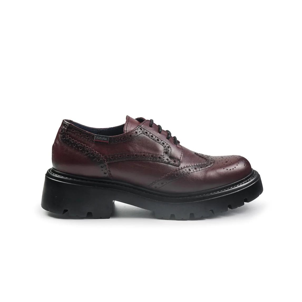 Callaghan Francesine Oxford Donna in Pelle Bordo - immagine 2