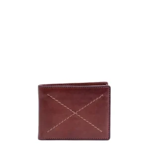 Portafoglio Uomo in Pelle Cuoio