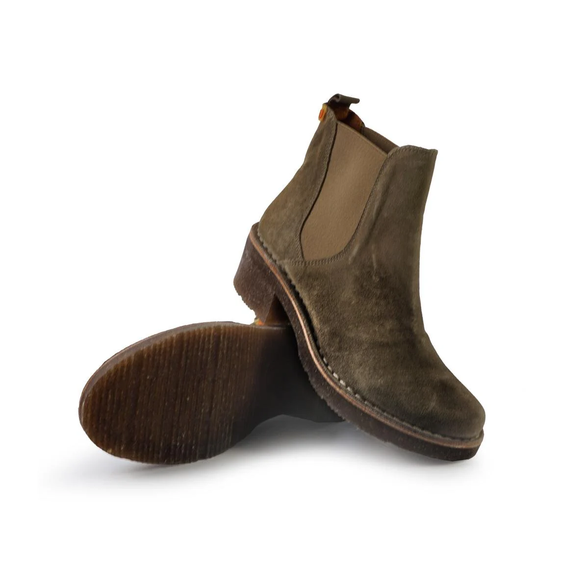 Jungla Stivaletti Chelsea Donna Camoscio Taupe - immagine 4