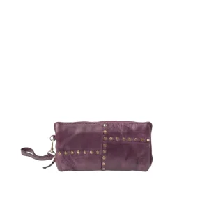 Biba Portafogli Pochette Donna in Pelle Vino
