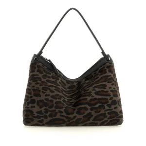 Gabs Borsa a Spalla Trasformabile in Pelle e Cavallino Leopardo