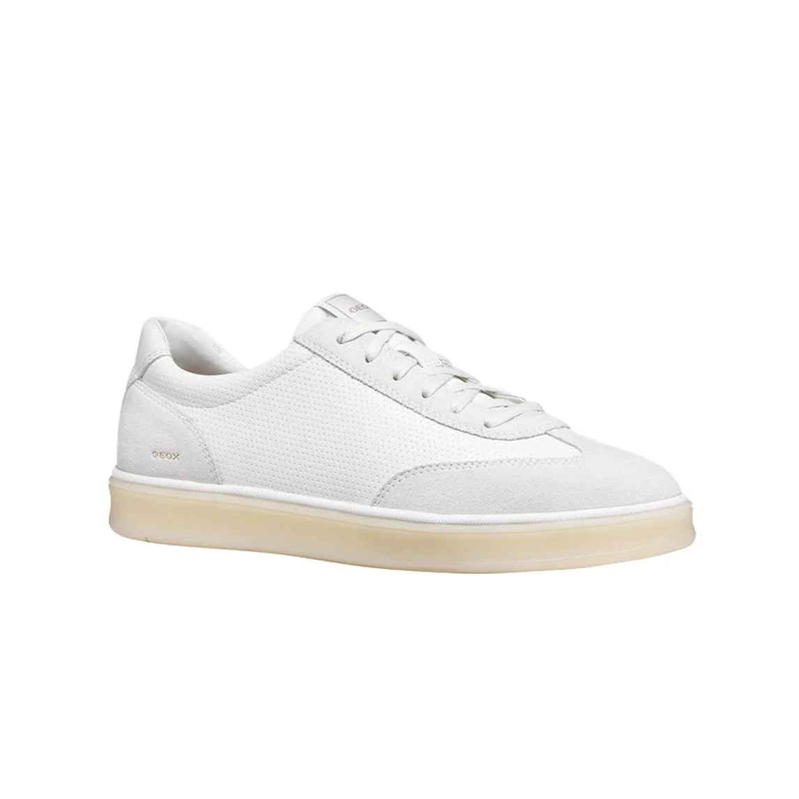 Geox Sneakers Bassa Uomo in Pelle Bianco - immagine 3