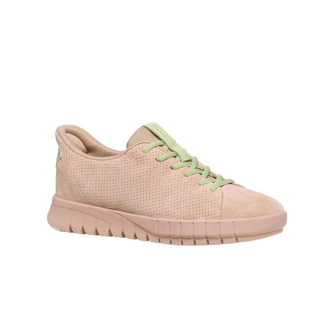 Geox Sneakers Donna Flextride Plus FastIn in Camoscio Rosa - immagine 3