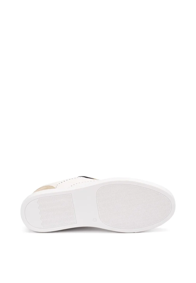 Frau Sneakers Uomo Bassa in Pelle Multi Bianco - immagine 5