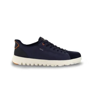 Geox Sneakers Uomo Flextride Plus FastIn Tessuto e Camoscio Blu