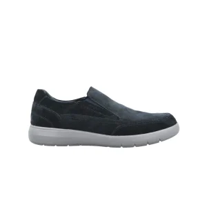 Impronte Mocassini Slip On Chelsea Uomo in Camoscio Blu