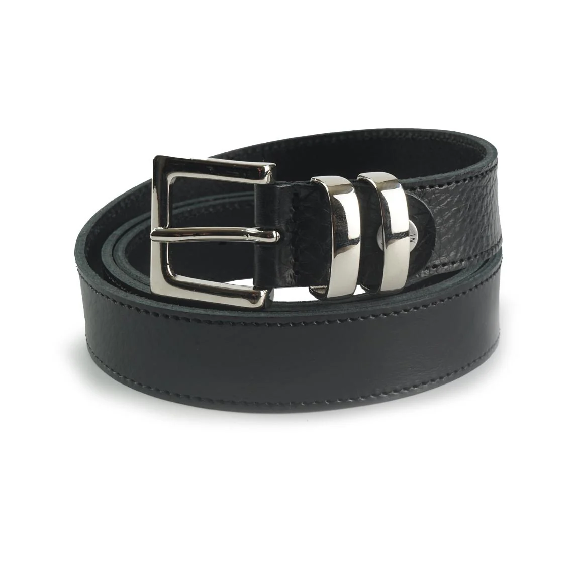 Spatarella Cintura Donna in Pelle Nero - immagine 2