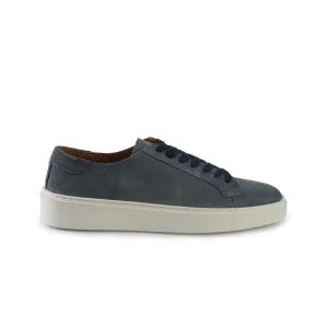Vueva Sneakers Bassa Uomo in Camoscio Jeans
