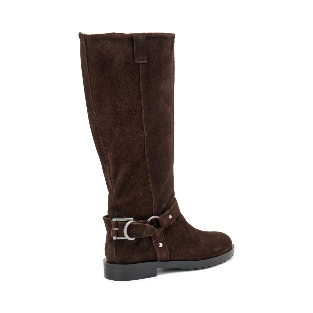 Frau Stivali Donna Cavallerizza con Sperone in Camoscio Cioccolato - immagine 4