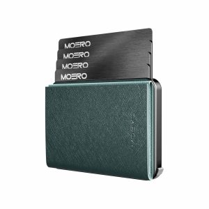 Moero M2 Pro Plus Saffiano Verde Green Portafoglio Slim