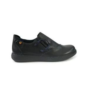 Mocassini Slipon Donna Pelle Nero