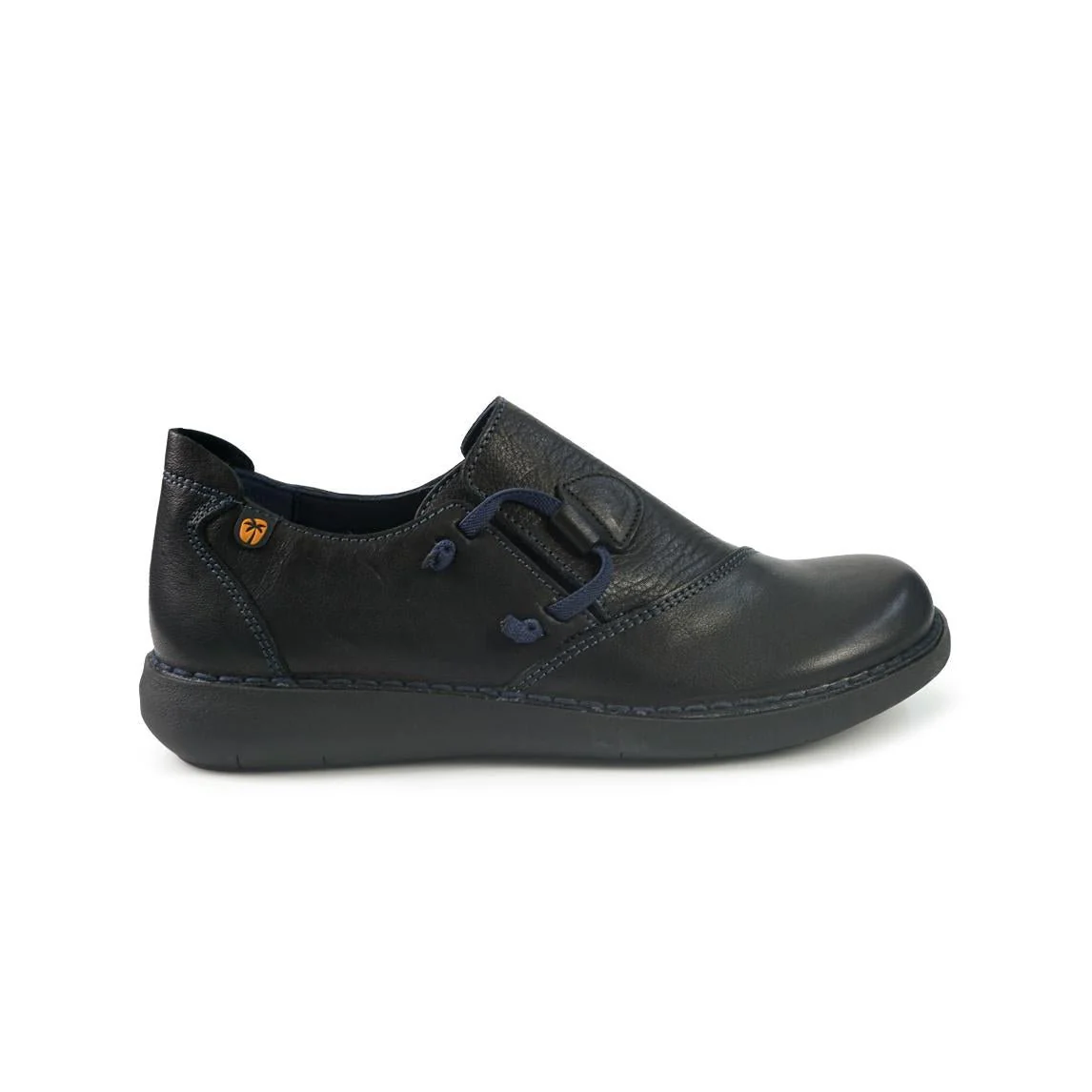 Mocassini Slipon Donna Pelle Nero