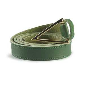 Spatarella Cintura Donna in Pelle Verde
