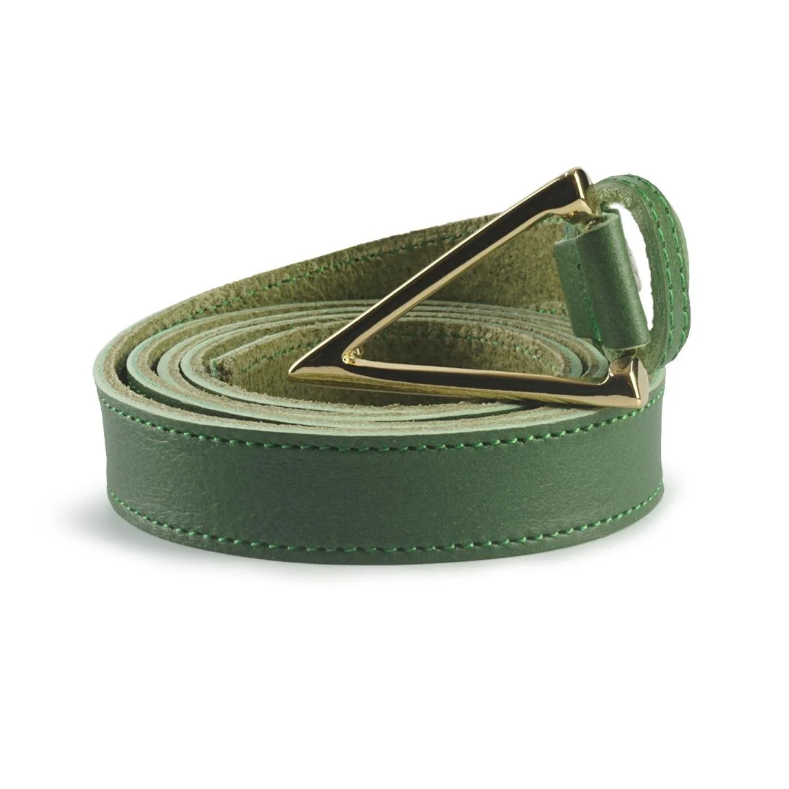 Spatarella Cintura Donna in Pelle Verde - immagine 2