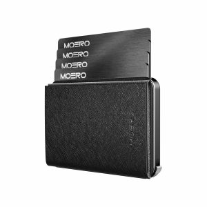 Moero M2 Pro Plus Saffiano Black Portafoglio Slim