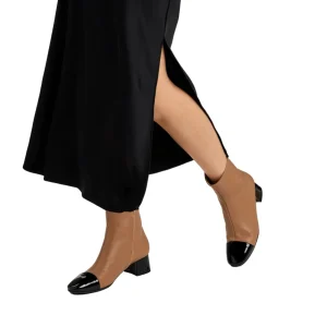 Stivaletti Donna Pelle Bicolore