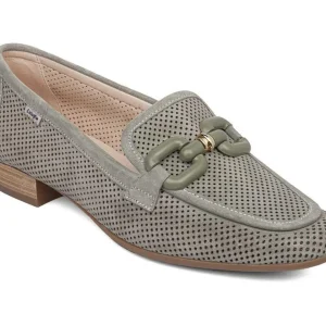 Mocassini Donna Camoscio Beige