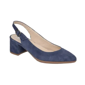 Decolletรจ Chanel in Pelle Camoscio Blu