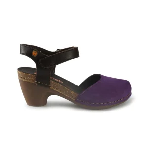 Jungla Pump Donna in Pelle Nabuk Viola