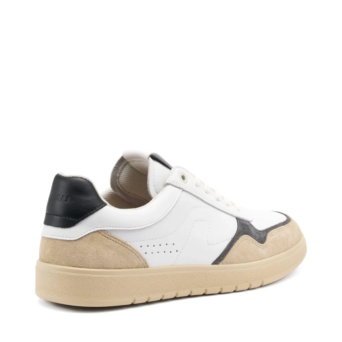 Frau Sneakers Uomo Bassa in Pelle Bianca Siberia - immagine 5