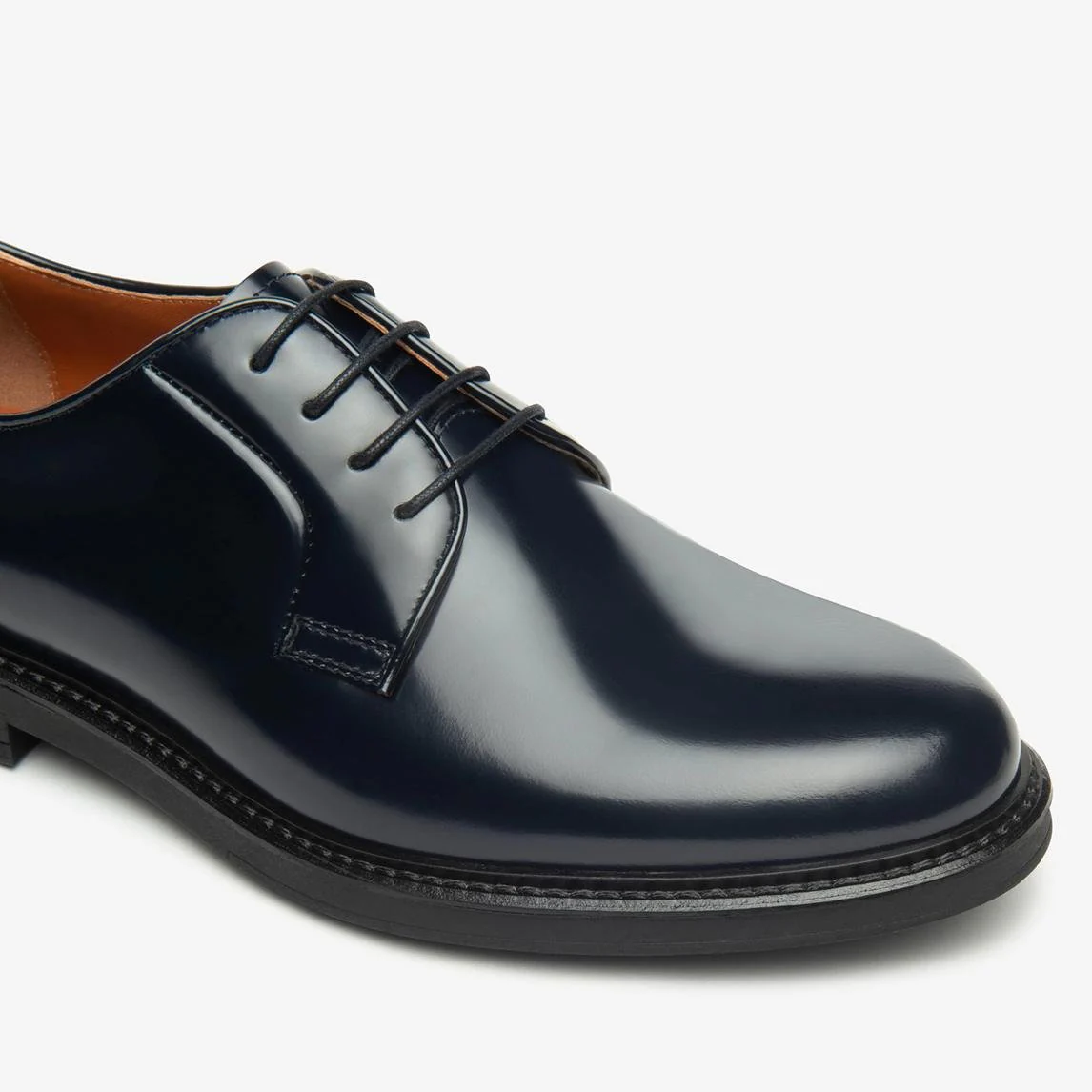 Nero Giardini Francesina Stringata Derby Uomo in Pelle Blu - immagine 4