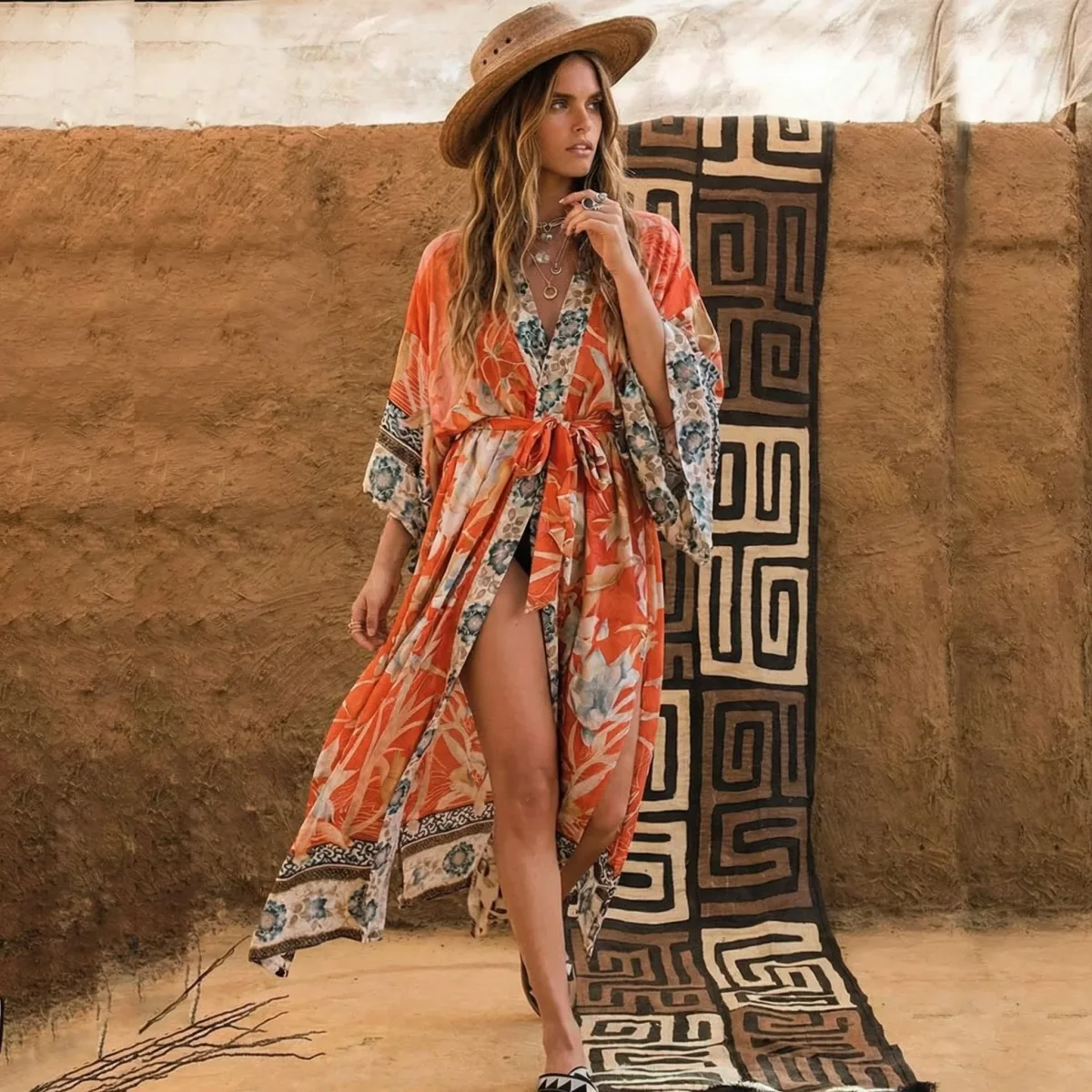 Kimono Beach Chic La Parisienne