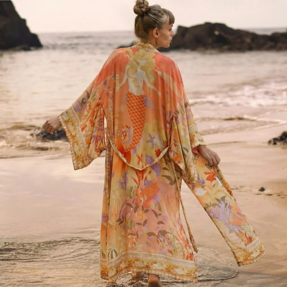 Kimono da spiaggia bohémien La Parisienne - immagine 2