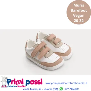 Muris Petra Rosa Skin - Barefoot e Vegan per bambini
