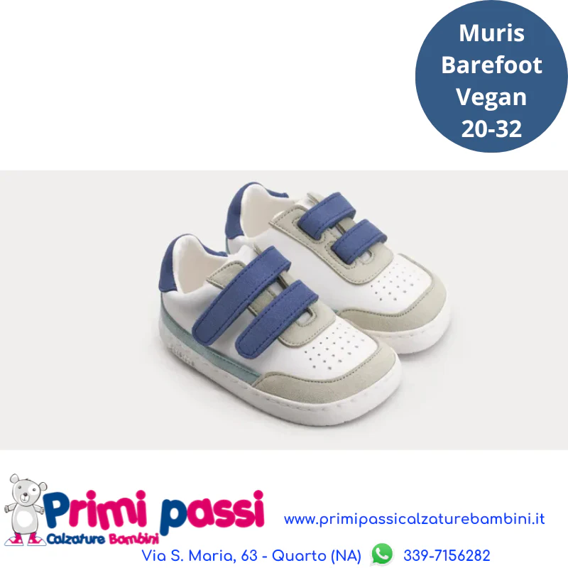 Muris Petra Denim Blu - Barefoot e Vegan per bambini - immagine 2