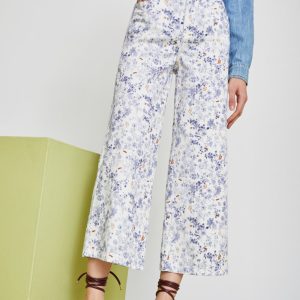 Pantaloni cropped Lampada