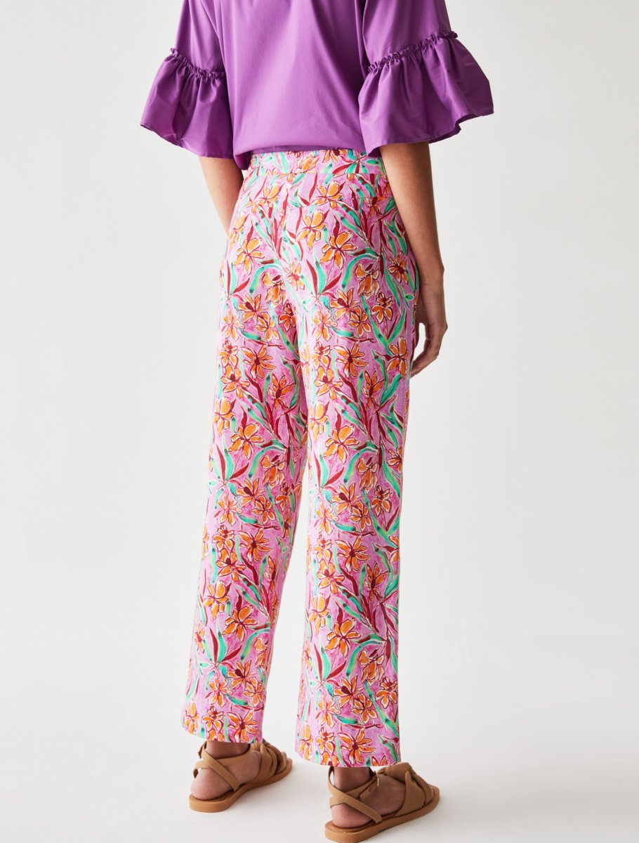 Pantaloni donna misto lino Sdraio - immagine 4