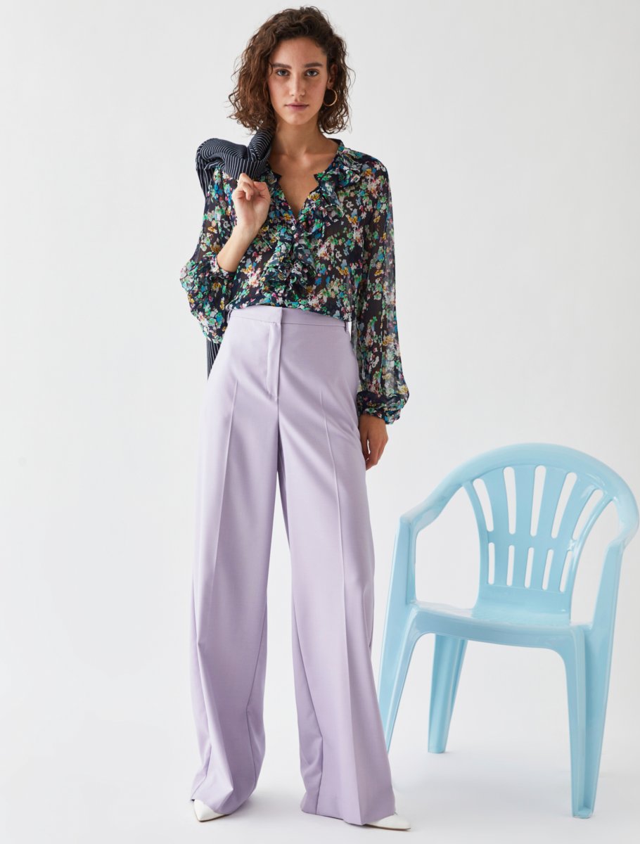 Pantaloni donna wide leg Lambro - immagine 2