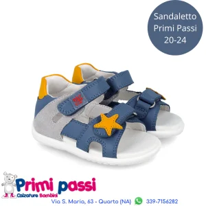 Sandalo Primi Passi Blu stella
