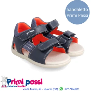 Sandalo Primi Passi Blu/Slate