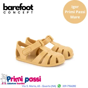 Nemo Sandali Gomma Igor Barefoot - Senape