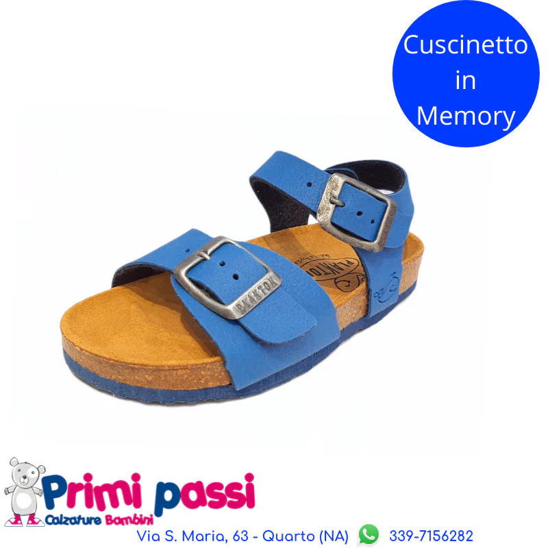 Sandali Sughero Blu Royal - immagine 2