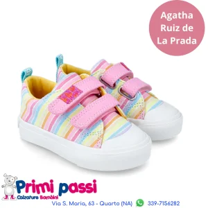 Sneakers Tela Femminuccia Rainbow