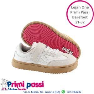 Lejan One Bianco - Barefoot per bambini