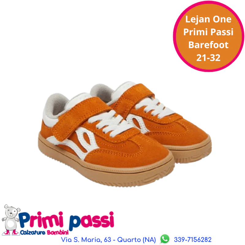 Lejan One Ruggine - Barefoot per bambini