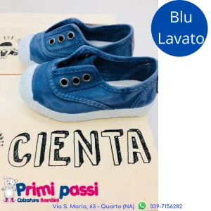 Sneakers Tela - Blu slavato