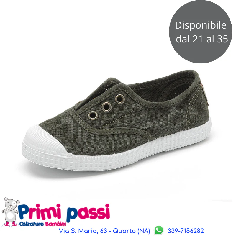 Sneakers Tela - Nero slavato - immagine 3