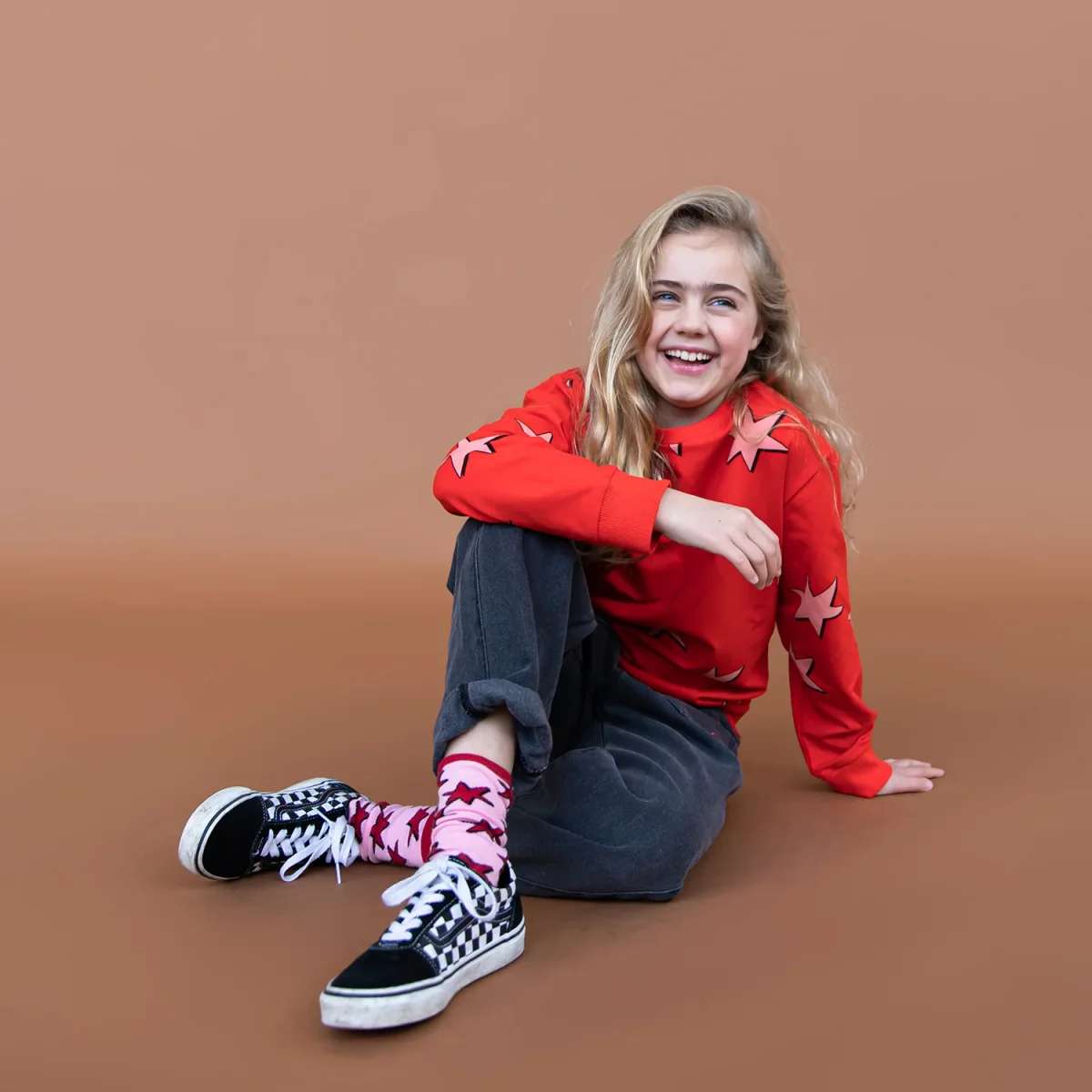 Felpa girocollo fantasia Star - immagine 3