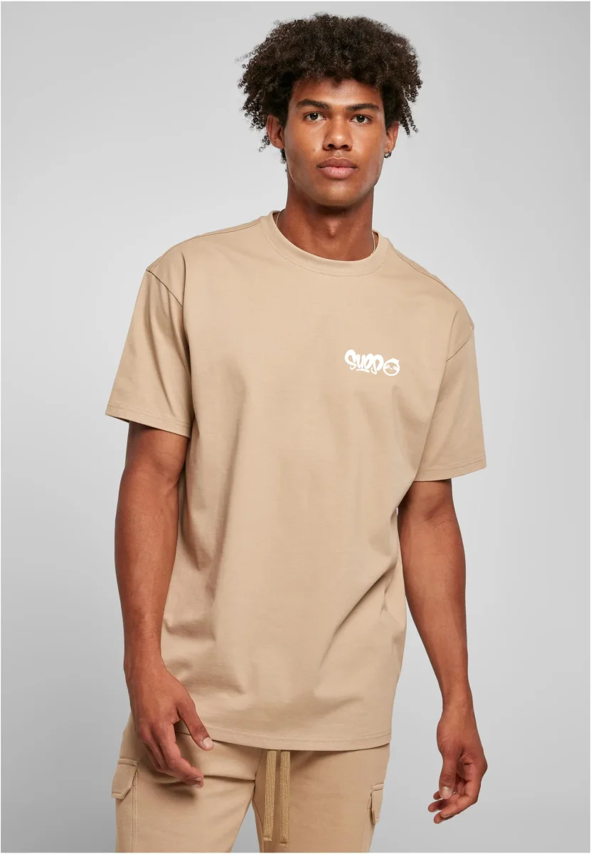 T SHIRT BEIGE BRADIPO GRAFFITI SPRAY - immagine 3