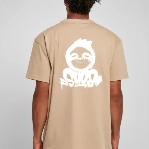 T SHIRT BEIGE BRADIPO GRAFFITI SPRAY